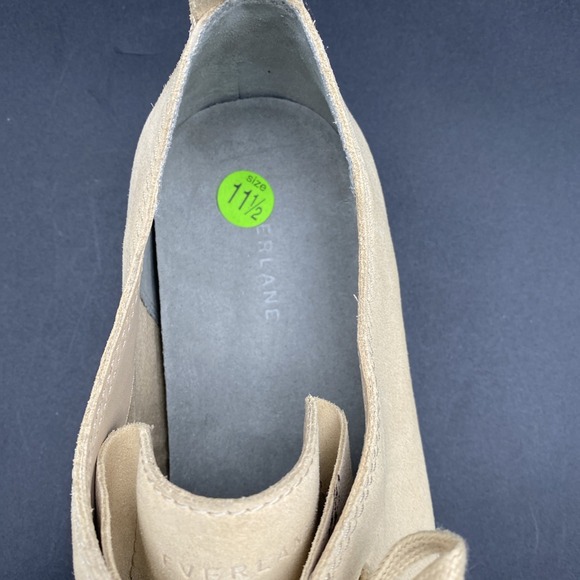 Everlane Shoes Men\'s Size 11.5 The Desert Pebble‎ Suede Lace Up Comfy In Sand main image 2